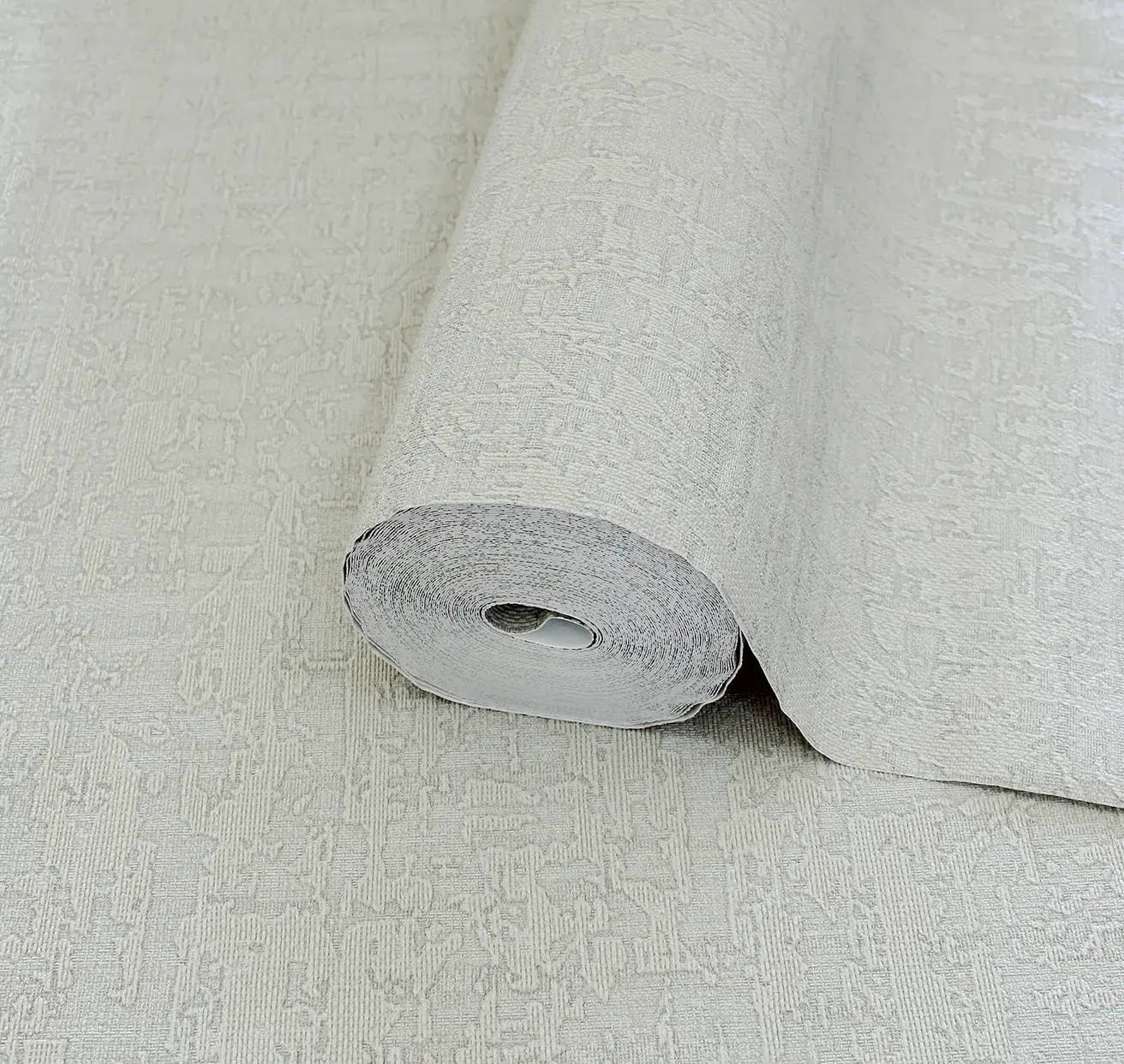 Beige Embossed Wallpaper – Understated Shimmer (24114-2)